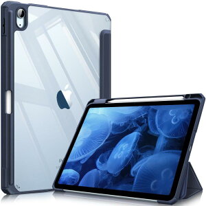 Fintie iPad Air 11�C���` �P�[�X M4 (2026) / M3 (2025 ��7����) / M2 (2024 ��6����) / Air 5/4 �P�[�X 2022/2020 10.9 �C���` �����o�b�N�J�o�[ Apple Pencil ���[