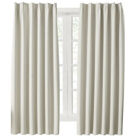 Hansleep カーテン 1級遮光 幅100cm丈80cm ベージュ 断熱 防寒 防音 省エネ 厚手 無地 おしゃれ 洗える リビング用 (ベージュ, 幅100cm×丈80cm)