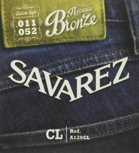 SAVAREZ �T�o���X / A130CL Bronze Custom-Light �u�����Y �J�X�^�����C�g 11-52 �A�R�M��