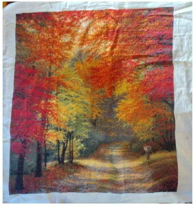 �X�[�p�[�r�b�O�A�H�̗t �R�b�g���N���X�X�e�b�`�L�b�g 14ct 400x400stitch�A82x82cm �X�[�p�[�r�b�O�N���X�X�e�b�`�L�b�g