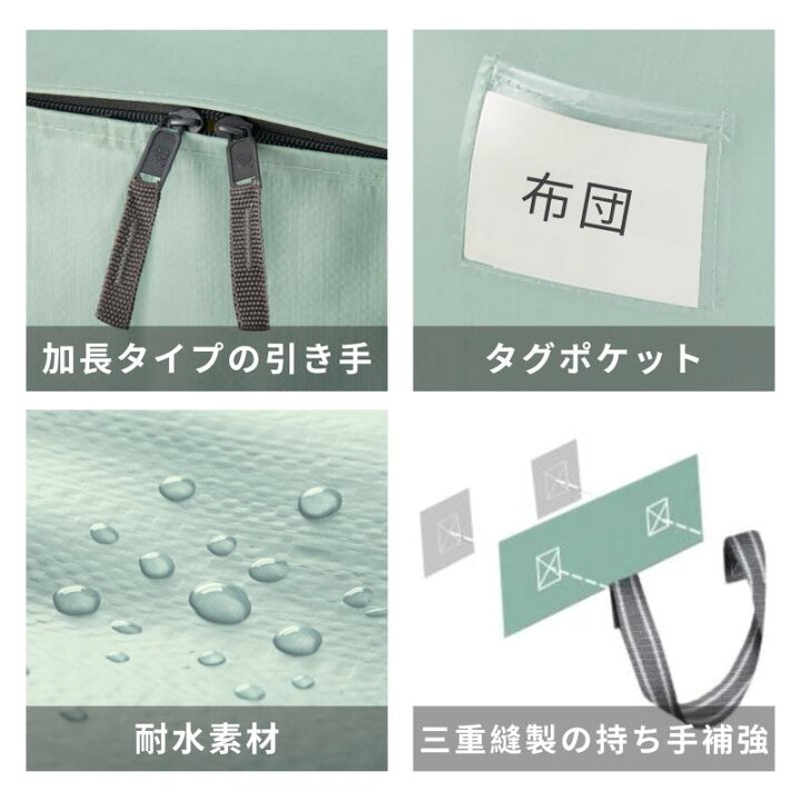 楽天市場】VENO 布団収納袋 リュック型 背負える 引越し用ダンボールの 