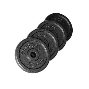PROIRON �_���x�� �v���[�g�o�[�x�� �v���[�g 2.5kg×4�� ���S�� �g���[�j���O�o���p�[�v���[�g ���a25mm
