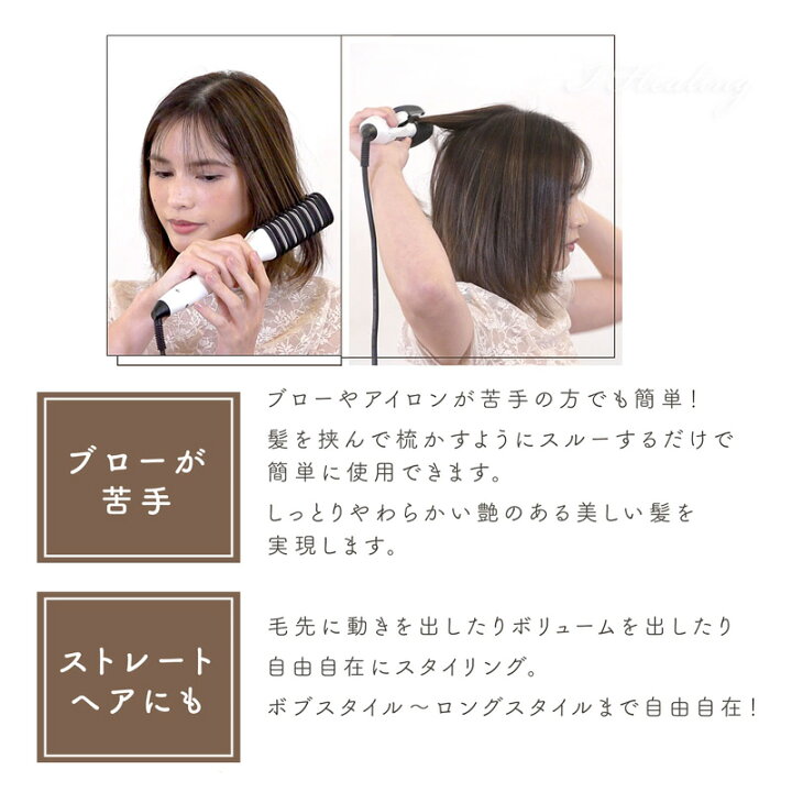 楽天市場】【正規品】Twinアイロン SM-3038（ホワイト｜ブラック） 内 