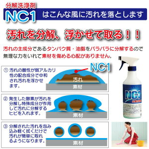 楽天市場 あす楽 除菌 洗剤 クリーナー 壁紙 クロス タバコ やに ヤニ取り 油 スプレー ペット 消臭 キッチン エアコン フィルター 壁 ペット 車内 換気扇 掃除 臭い 汚れ 消臭 Nc1 500ml 2本セット 送料無料 株式会社ジャパンアィウェア