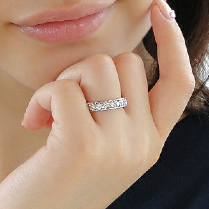 楽天市場】pt900【2.10ct】ダイヤモンド フルエタニティリング【送料 