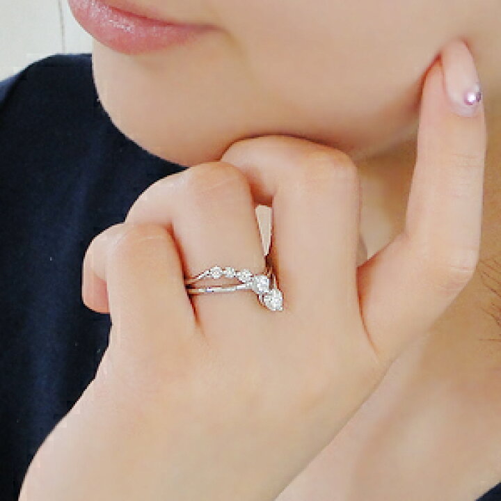 楽天市場】pt900【0.8ct】ダイヤモンド グラデーション リング 【送料 