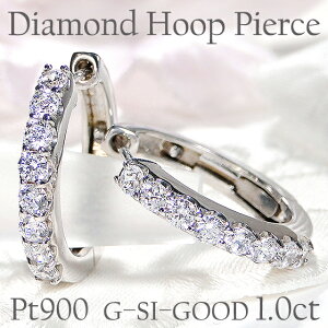 Pt900y1.0ctzyG-SI-GOODz_Ch ܂ t[v sAXS[WX hoop _CA v`isAX v`i900 hsAX _C S[WX 1.0Jbg sAX ^b` 4a v