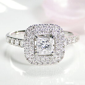 Pt900【0.85ctUP】プリンセスカット ダイヤモンド リング指輪 リング プラチナ pt900 豪華 プリンセス ダイヤモンド ダイヤ ダイア 大粒 SI 0.85カラット 4月誕生石 プレゼント 送料無料 刻印無料 品質保証書 代引手数料無料