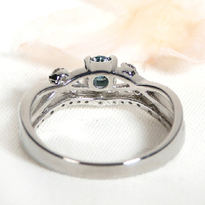 楽天市場】Pt900 ブルーダイヤモンド リング指輪 リング プラチナ  