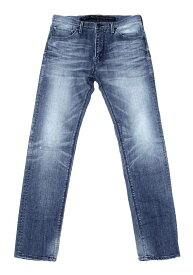 BLUEWAY:ソリッドストレッチデニム・レギュラーテーパードジーンズ（ハードビンテージ）:M1881-5504 S-LL ブルーウェイ ジーンズ メンズ デニム 裾上げ 日本製