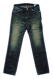 BLUEWAY:ビンテージデニム・エンジニアインカットジーンズ(モーターサイクル):M1630-6155 S-LL ブルーウェイ ジーンズ メンズ デニム 裾上げ 日本製