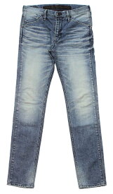 BLUEWAY:ソリッドストレッチデニム・タイトスリムジーンズ（ハードビンテージ）:M1880-5504 S-LL ブルーウェイ ジーンズ メンズ デニム 裾上げ 日本製