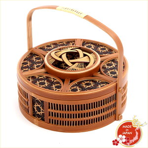 駿河竹千筋細工 淡路手付丸菓子器 日本製 手作り品 ギフト プレゼント 贈り物 外国人向け 日本土産 日本みやげ 和 インテリア 静岡県伝統工芸品 伝統工芸士 千筋細工 道具 作家