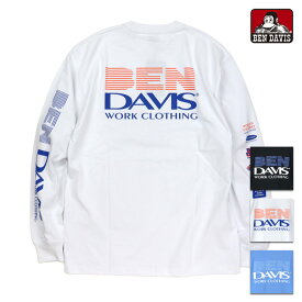 BEN DAVIS ベンデイビス Tシャツ SPONSORED LS TEE スポンサード 長袖プリントTシャツ C-23380029