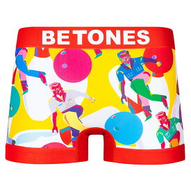 BETONES ビトーンズ メンズ ボクサーパンツ BOWLER RED ボウラー レッド BOW001-1