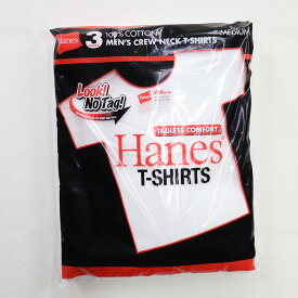 HANES ヘインズ 3P アカラベル クルーネックTシャツ 赤パック ヘインズ HM2135G