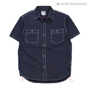 HOUSTON �q���[�X�g�� �V���c WABASH SS WORK SHIRT �E�H�o�b�V�� �������[�N�V���c 41349