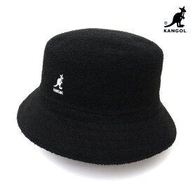 KANGOL カンゴール 帽子 BERMUDA BUCKET バミューダ バケットハット ブラック 231069613