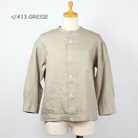 【SALE セール】LE GLAZIK ルグラジック レディース リネンシャツジャケット JL-3695KLM