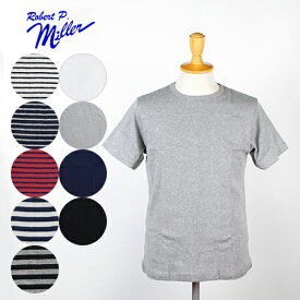 Miller ミラー メンズ パネルリブ半袖Tシャツ 109C