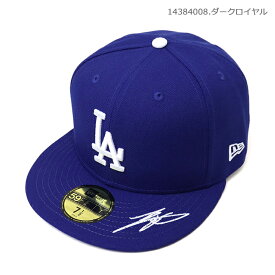 NEW ERA®; ニューエラ キャップ 59FIFTY Shohei Ohtani Signature Collection ロサンゼルス・ドジャース サイン サイズ59.6cm 14384008