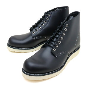 RED WING ���b�h�E�B���O 6-inch Classic Round 6�C���` �N���V�b�N���E���h �u���b�N �N���[�� STYLE NO.8165