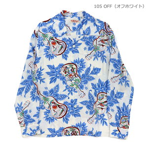SUN SURF �T���T�[�t �V���c RAYON HAWAIIAN SHIRT UKULELE MELODY (LONG SLEEVE) ���[���� �n���C�A���V���c �E�N�����E�����f�B�i�����O�E�X���[�u�jSS29603