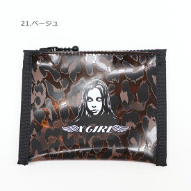 【SALE セール 20％OFF】X-girl エックスガール ANGEL FACE FLAT POUCH フラットポーチ 105212054017