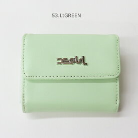 X-girl エックスガール FAUX LEATHER MINI WALLET X-girl 三つ折りウォレット 105241054024