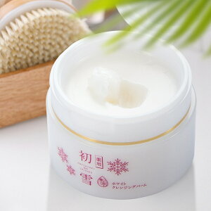 クレンジング バーム 毛穴 洗顔 メイク落とし クレンジング バーム いちご 鼻にも メイク落とし 初雪の雫 薬用 ホワイト クレンジングバーム 80g