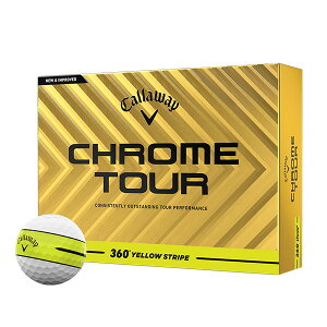 LEFC NcA[ 360° gvgbN CG[ {[ 1_[X(12) Callaway CHROME TOUR 360° TRIPLE TRACK GOLF BALL CS360TT 24EB