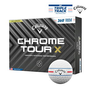 LEFC NcA[ GbNX 360° gvgbN {[ 1_[X(12) Callaway CHROME TOUR X TRIPLE TRACK GOLF BALL 24EB