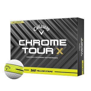 LEFC NcA[ GbNX 360° gvgbN CG[ {[ 1_[X(12) Callaway CHROME TOUR X TRIPLE TRACK GOLF BALL 24EB