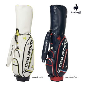 ルコックゴルフ 25年秋冬モデル 新作 レディース マットデザインキャディバッグ 8.5型 LG5FCB02L le coq sportif GOLF デサント カートCB DESCENTE