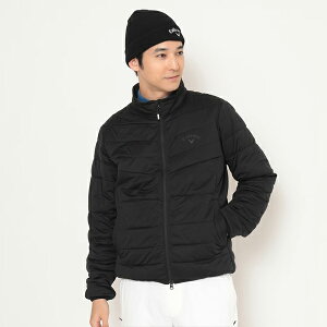 キャロウェイ 25年秋冬ウエア 新作 ゴルフ メンズ ブルゾン C25215106 フルジップ 中綿 Callaway GOLF 長袖 ゴルフウェア アウター 上着 羽織