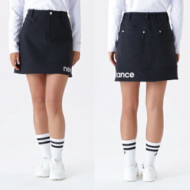 ニューバランス 25年秋冬ウエア 新作 ゴルフ レディース スカート 012-5234501 new balance GOLF NB SKIRT ストレッチ ボトムス 撥水 ASR SAL