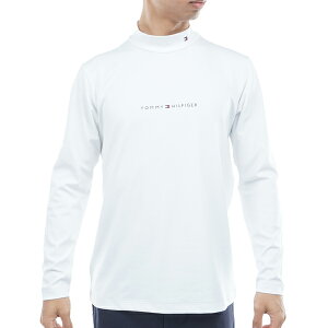 トミーヒルフィガー 25年秋冬ウエア 新作 メンズ ゴルフ モックネックシャツ THMA563 ベア天 長袖 TOMMY HILFIGER GOLF トップス カットソー 10PT