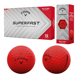 yGg[ōXɃ|Cg3{zV LEFC St X[p[ t@Xg {[ SUPER FAST BALL 25Nf 15 zCg bh CG[ Callaway GOLF 25B