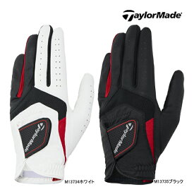 新作 テーラーメイド ゴルフ メンズ グローブ UN803 RBZ TaylorMade GOLF 片手 左手 右利き GLOVE 21 22 23 24 25 26 cm ホワイト ブラック 25SSE TKY