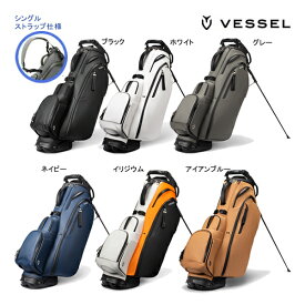 新作 ベゼル ゴルフ スタンド キャディバッグ PLYRVPRO25 プレイヤー5.0 プロ シングルストラップ VESSEL GOLF CB SB PLAYER 5.0 PRO Single ヴェゼル 25SSE 10PT ASR