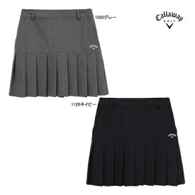 新作 キャロウェイ ゴルフ レディース ウェア スカート C25128204 スポーツ ストライプ プリーツスカート ボトムス Skirt Callaway GOLF 25SSW ASR SAL
