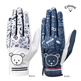 キャロウェイ ゴルフ レディース 両手 グローブ 26年春夏モデル 新作 ベア デュアル Bear Dual Glove Women's 26 JM Callaway GOLF GLOVE かわいい YPP