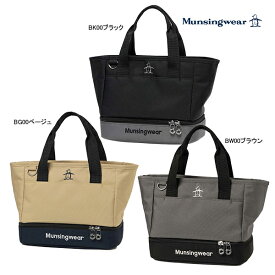 マンシングウェア ゴルフ 26年春夏モデル 新作 メンズ レディース バイカラー2層式カートバッグ 保冷機能付 MG6STT41U Munsingwear デサント ラウンド トート