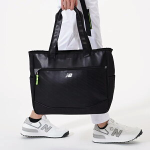 �j���[�o�����X �S���t �g�[�g�o�b�O 26�N�t�ă��f�� �V�� 012-6181001 new balance GOLF TOTE BAG NB �u���b�N �z���C�g ���E���h �����Y ���f�B�[�X