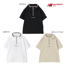先行予約 ニューバランス ゴルフ レディース ウェア プルオーバー 26年春夏ウエア 新作 012-6121502 ハーフジップ フーディ 半袖 new balance GOLF NB パーカー