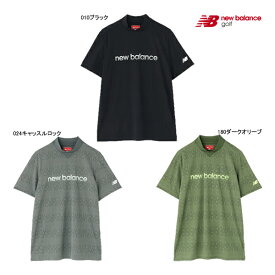先行予約 ニューバランス ゴルフ メンズ ウェア プルオーバー 26年春夏ウエア 新作 012-6166005 モックネック 半袖 new balance GOLF NB トップス カットソー