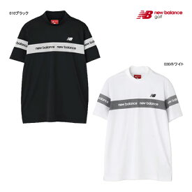 先行予約 ニューバランス ゴルフ メンズ ウェア プルオーバー 26年春夏ウエア 新作 012-6166006 モックネック 半袖 new balance GOLF NB トップス カットソー