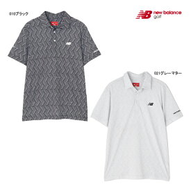 先行予約 ニューバランス ゴルフ メンズ ウェア シャツ 26年春夏ウエア 新作 012-6168011 カラー 半袖 new balance GOLF NB 衿付 トップス カットソー 通気性
