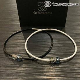 4クローバークロス ネックレス アクアマリンモデル スポーツネックレス 4clovercross 天然ミネラル鉱石 自然療法 軽量 ペンダント クリスタルモデル ゴルフ 25ET