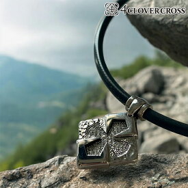 4クローバークロス スポーツネックレス CSモデル ラージサイズ 4clovercross 天然ミネラル鉱石 自然療法 ペンダント ツアープロ愛用 おしゃれ ゴルフ 25ETn